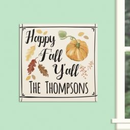 Happy Fall Canvas